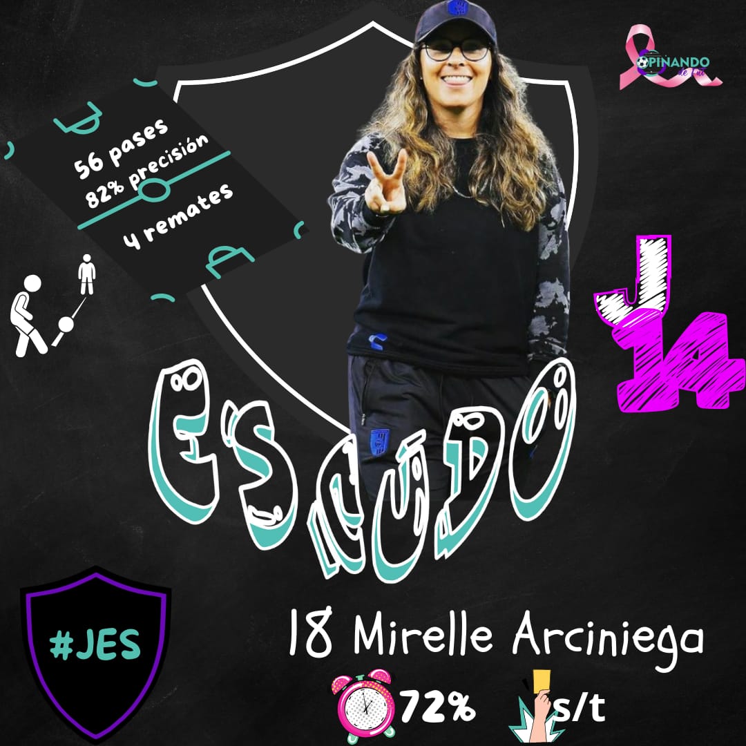 #JES 

<a href="/mirellearci/">Mirelle Arciniega</a> nos regaló estos números la jornada anterior con <a href="/GallosFemenil/">Querétaro Femenil 🐓</a>