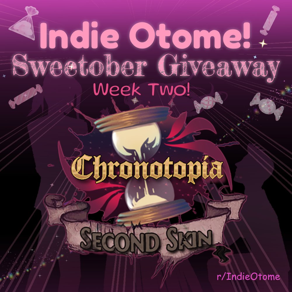 WorldIndieOtome's tweet image. Next Sweetober givaway is here! Win a Steam game key #giveaway of an awesome indie otome!  This week is Chronotopia: Second Skin by

Traumendes_Madchen @TM_VN!   
Easy to enter: 
✅Like and retweet this post! 
✅Enter before Sunday the 22nd at 12:00am EST!
#otometwt 
#amaregames