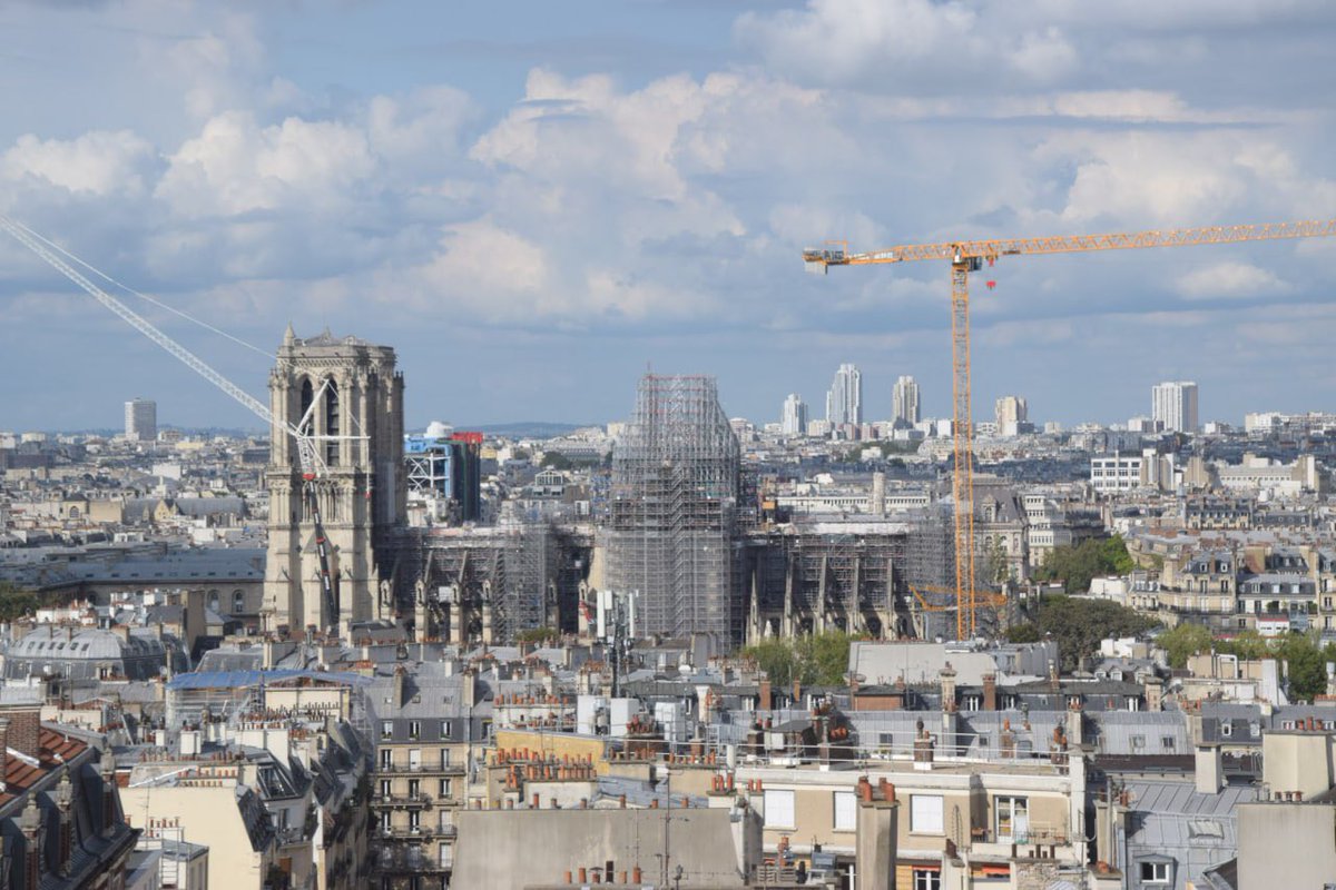 VisitWorld_'s tweet photo. 🇫🇷 The long-awaited opening of Notre Dame is planned in Paris The exterior decoration of the Cathedral of Notre Dame will be completed by the summer, and the temple itself is planned to be fully opened by December 2024👏 #travelnews #visitworld https://t.co/9muVPn3XiQ
