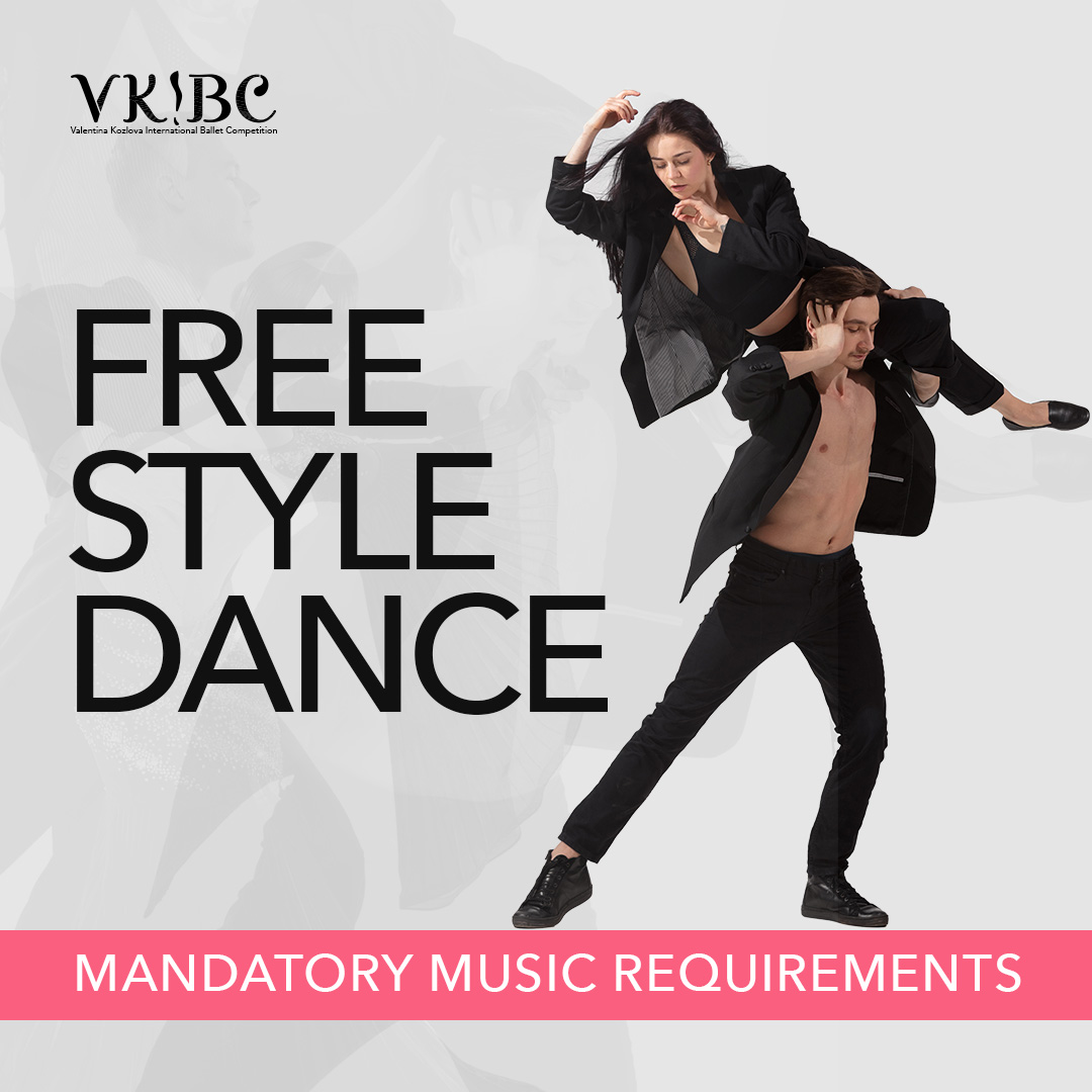 vkibc's tweet photo. NEW IN 2024 FREE STYLE DANCE 🕺💃
"Mandatory Music Requirements"
New in addition to classical and contemporary/neoclassical competitions.
💥Applications now Open.
---
🔹️For more info, go to: https://t.co/lJRnghKMpx https://t.co/wd7bhgRhfr