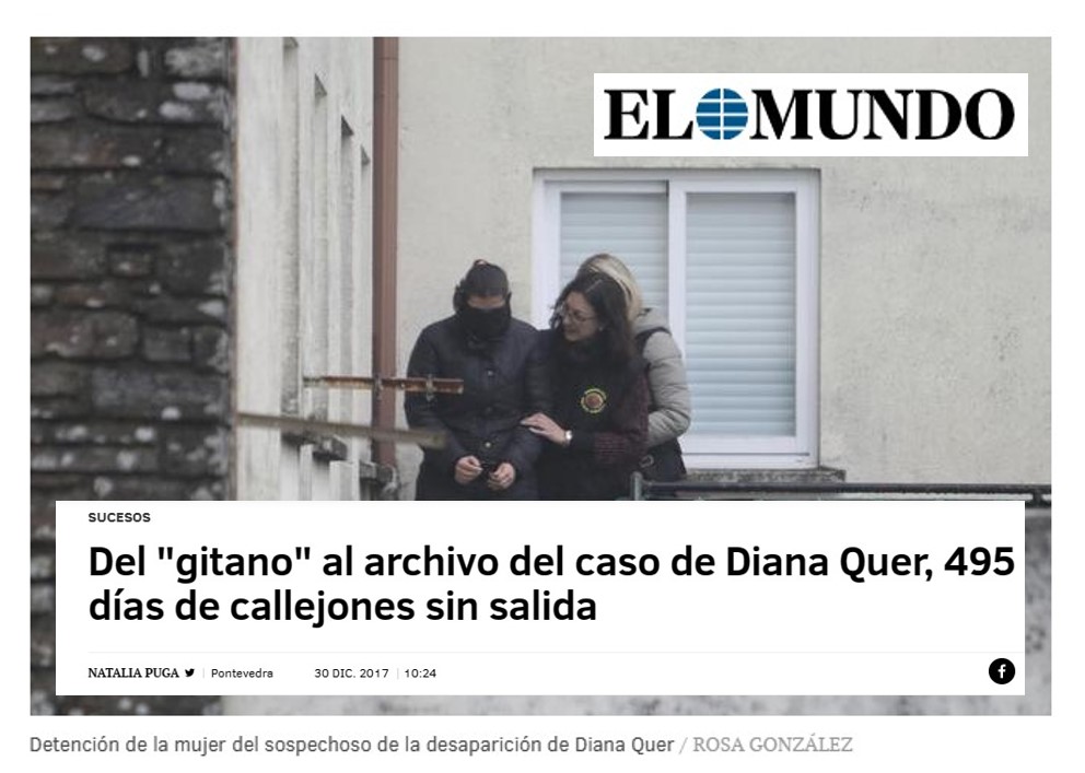 fakaligitanas's tweet photo. Los #gitanos siempre somos CULPABLES mientras no se demuestre lo contrario. Ya nos pasó con Diana Quer 🤬
#ObservatorioDiscriminación #StopAntigitanismo https://t.co/HM4rgZV1rr