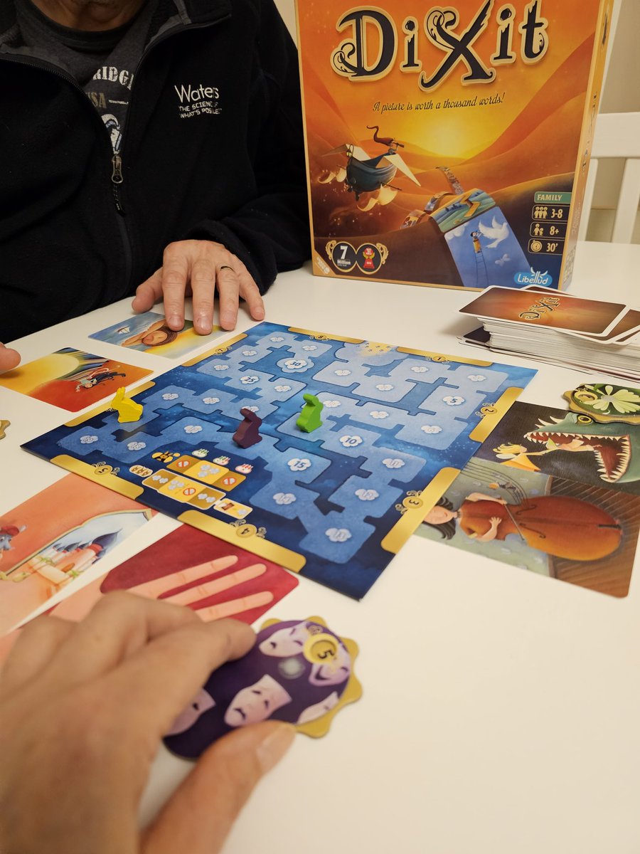 Gifted this great game. Different to my usual board games but I loved it! <a href="/ComeRound/">Come Round</a>  #DixitGame <a href="/UnboxNowUK/">Unbox Now UK</a>