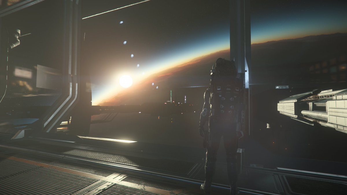 Otro día más en Sraphim Station #StarCitizen