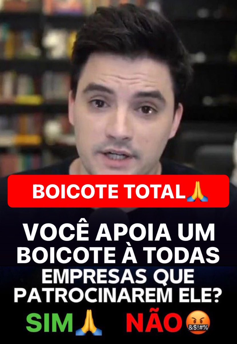 Concorda com o boicote? Se sim, siga @ueltoncosta_ para nos ajudar na luta contra a esquerda terrorista🇧🇷👍