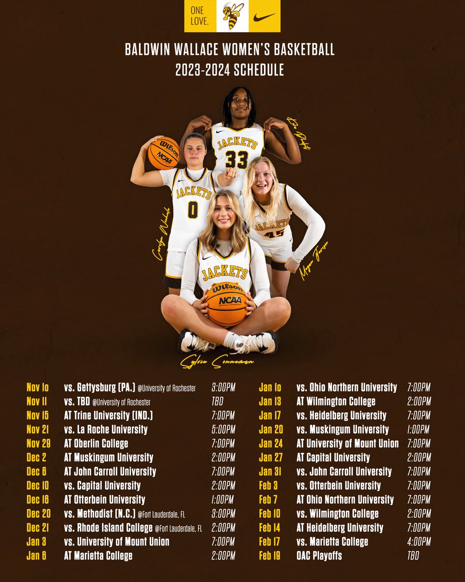 𝙢𝙖𝙧𝙠 𝙮𝙤𝙪𝙧 𝙘𝙖𝙡𝙚𝙣𝙙𝙖𝙧𝙨 🗓️

𝙊𝙪𝙧 2023-24 𝙎𝙘𝙝𝙚𝙙𝙪𝙡𝙚 𝙞𝙨 𝙝𝙚𝙧𝙚!

#OneLove #D3hoops