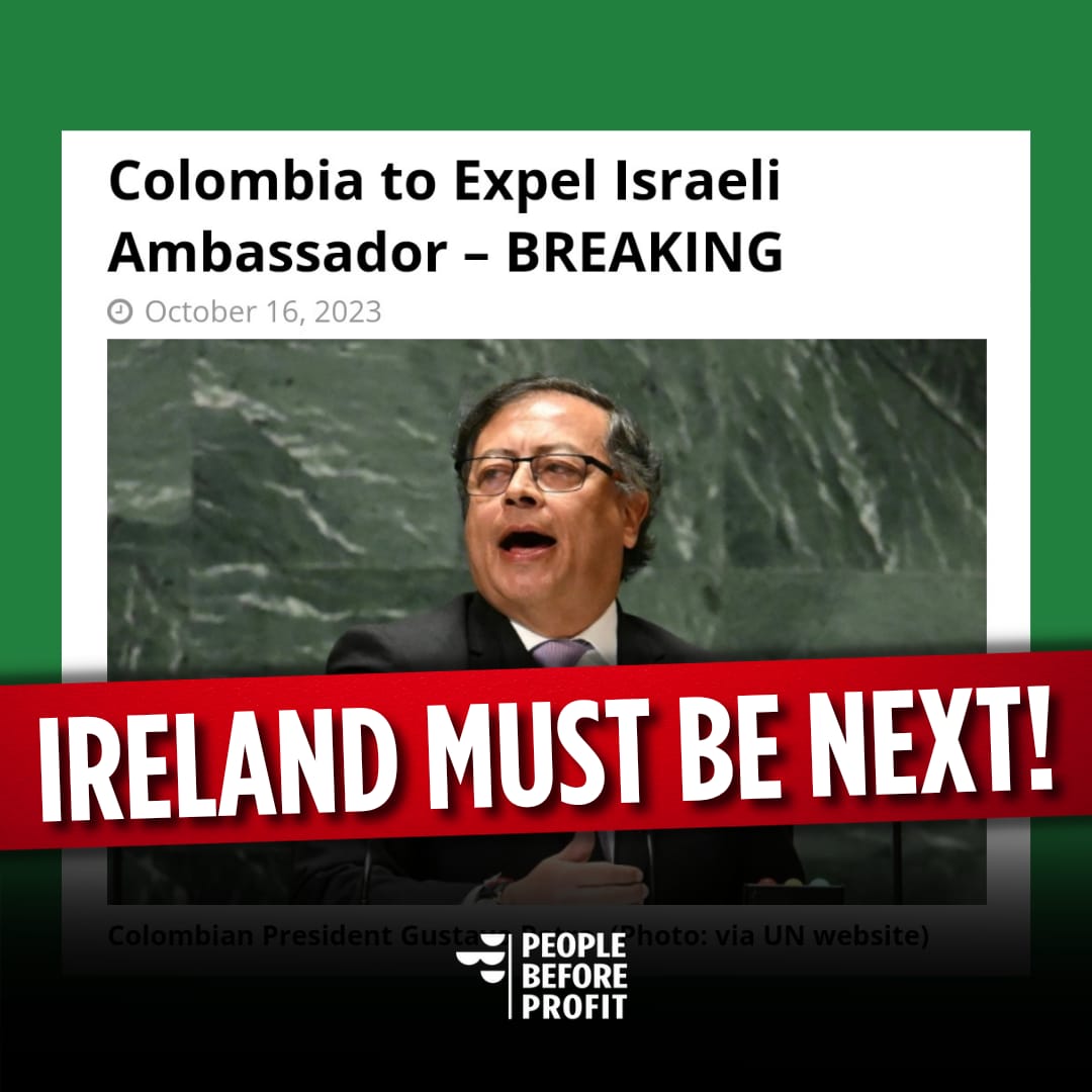 Leo Varadkar, Micheál Martin - are you listening?

The Irish Government should take a proper stand against Israeli war crimes. Expelling the Israeli ambassador would be a start.

#palestine #gazaunderattack #ireland