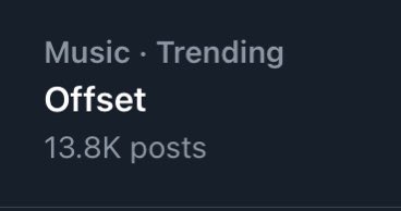 Cardiisshook's tweet photo. Offset @OffsetYRN is TRENDING with over 13.8K TWEETS🔥 #SetItOff #SetSeason #Offset https://t.co/VUnKRkzTvN