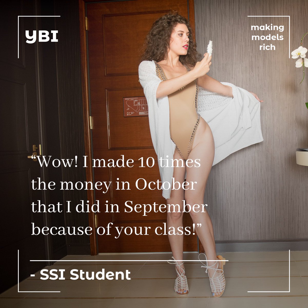 YourBestInsta's tweet photo. Hey, ladies! You ready to get model rich? Next class starts 10/5!
And now you get 10k GUARANTEED followers on Instagram by going live with me (OnaArtist, 5.5M) when you sign up!  #modelinginspo #modelinginspiration #makemoneymodeling
#howtobehot #makemoneyoninstagram https://t.co/D2Ex32Eqxs