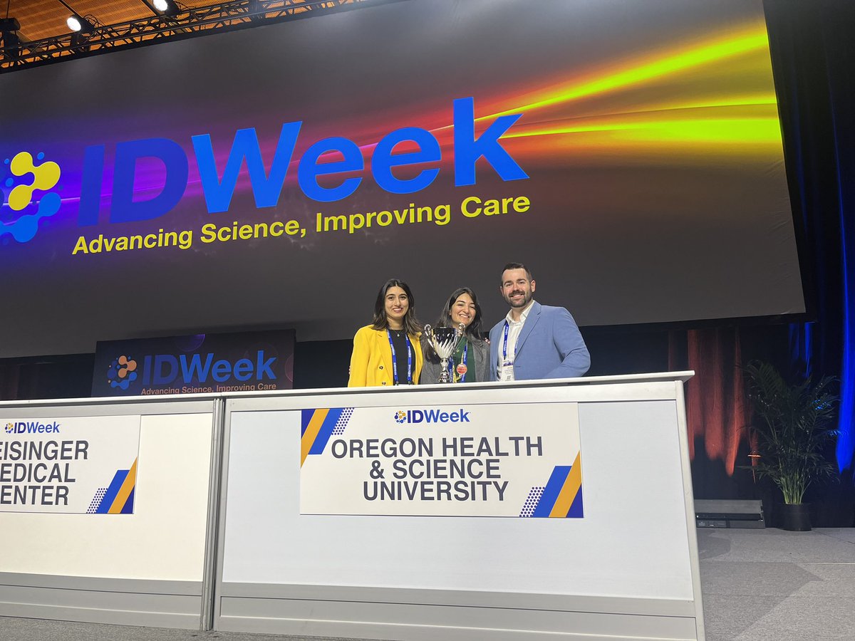 OHSU Infectious Diseases Division (@ohsu_id) on Twitter photo Celebration post 🎉 so PROUD of our ID Bug Bowl team!!! Fellows <a href="/freeradhikal/">Radhika Sheth</a>, Brian Carpenter and IM Res Apoorva Bhaskara - they did fantastic!! The future of ID is bright 🌟<a href="/IdBowl/">IDBugBowl</a> <a href="/OHSUIMRes/">OHSU IM Residency</a> <a href="/IDSAInfo/">IDSA</a> <a href="/IDWeekmtg/">IDWeek</a> Celebration post 🎉 so PROUD of our ID Bug Bowl team!!! Fellows <a href="/freeradhikal/">Radhika Sheth</a>, Brian Carpenter and IM Res Apoorva Bhaskara - they did fantastic!! The future of ID is bright 🌟<a href="/IdBowl/">IDBugBowl</a> <a href="/OHSUIMRes/">OHSU IM Residency</a> <a href="/IDSAInfo/">IDSA</a> <a href="/IDWeekmtg/">IDWeek</a>