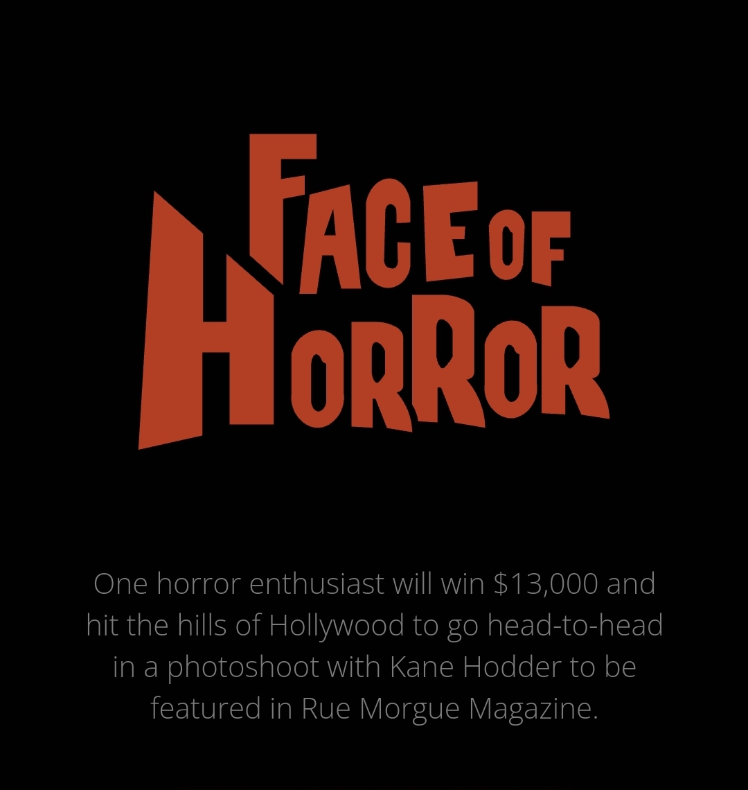 Voting is now open for the #faceofhorror Quarter Finals! 

Only those ranked #1 in their groups will advance. We have ten days to get and keep me there. Let's get it!

#halloween #ruemorgue #voteforme #peace #love #beauty