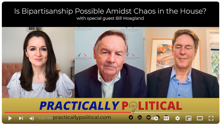 Is Bipartisanship Possible Amidst Chaos in Congress? 📺 youtu.be/RCmck9JSMCg?si… New Practically Political with special guest @BillHoagland from @BPC_Bipartisan.