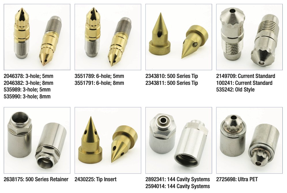HotRunnerParts's tweet photo. 🔥 Hot Runner NOZZLE TIPS: We offer Nozzle Tips and Retainers for all types of hot runner systems: HUSKY, Männer, Mold-Masters, MHT, and more.

#HuskyIMS #HuskySpareParts #EnabledByHusky #Männer #MaennerGroup #MoldMasters #MoldMastersAcademy #MHT #MHTmoldinside  #NPE2024 https://t.co/kWKlusL28r