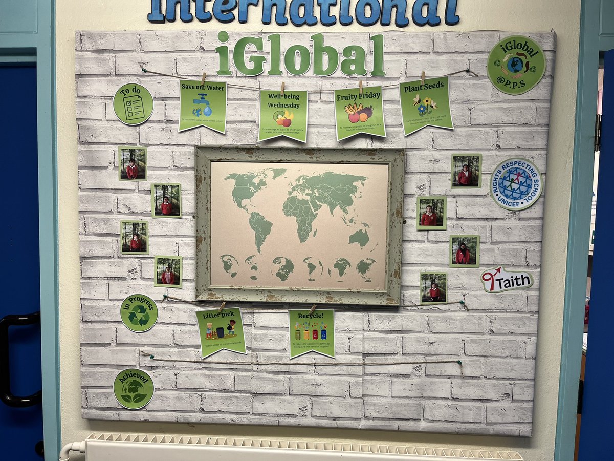PPSiGlobal's tweet photo. How amazing is our new board? The actions have been decided and now we’ve got to work on them, first 2 targets to tackle litter #iGlobal #actionplan #ReduceReuseRecycle @ecoschoolsaimee @EcoSchoolsWales @EcoSchoolssouth https://t.co/ITccqkoaxQ