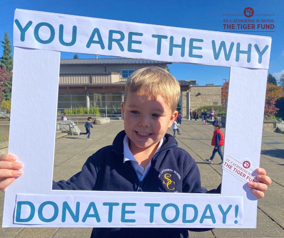 St_Cath_Seattle's tweet photo. Thank you to all those who have generously given to this year's Tiger Fund! You are the WHY behind the continued success of St. Catherine School. Please help us reach our goal of 100% participation from every school family.

#thetigerway
https://t.co/rhcEodyOui https://t.co/6e3L0TAwek