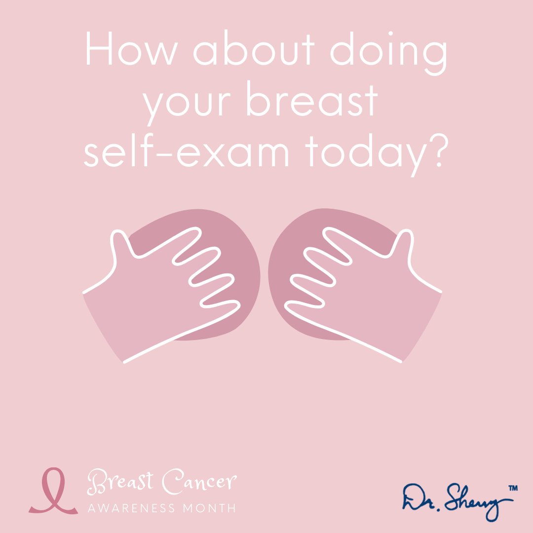 October is Breast Cancer Awareness month! Have you checked your breasts lately? #BreastCancerAwarenessMonth