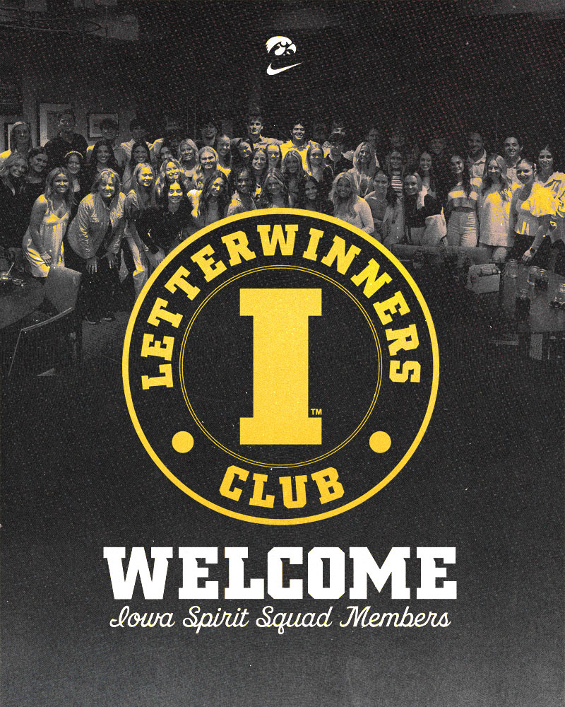 The Iowa Hawkeyes (@theiowahawkeyes) on Twitter photo Spirit Squad ๐ค Letterwinners
Congrats <a href="/IowaDanceTeam/">Iowa Dance Team</a>, <a href="/IOWACHEER/">Iowa Cheerleading</a> & <a href="/TheREALHerky/">Herky The Hawk</a>!
#Hawkeyes Spirit Squad ๐ค Letterwinners
Congrats <a href="/IowaDanceTeam/">Iowa Dance Team</a>, <a href="/IOWACHEER/">Iowa Cheerleading</a> & <a href="/TheREALHerky/">Herky The Hawk</a>!
#Hawkeyes