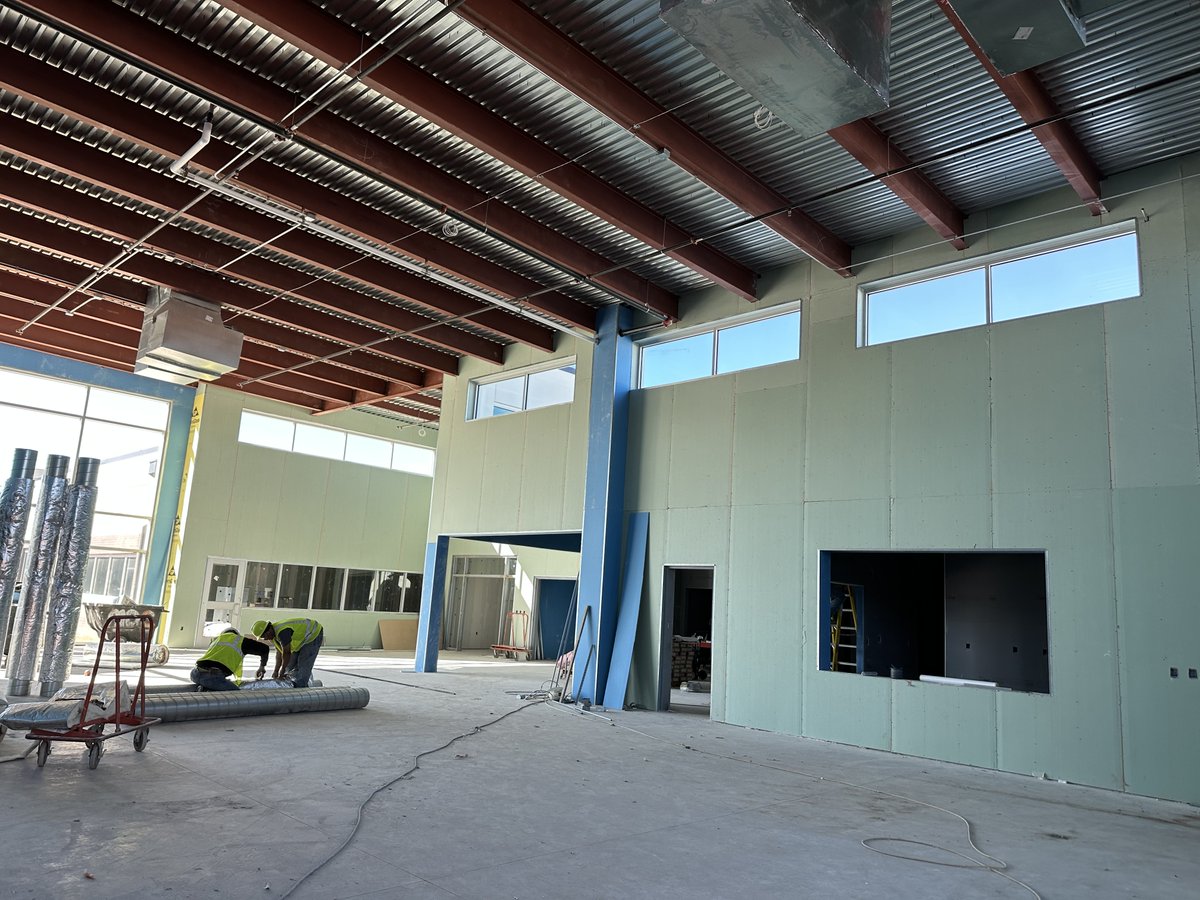 Things are coming together for Marietta Schools as we continue to make progress on their new High School and Middle School.