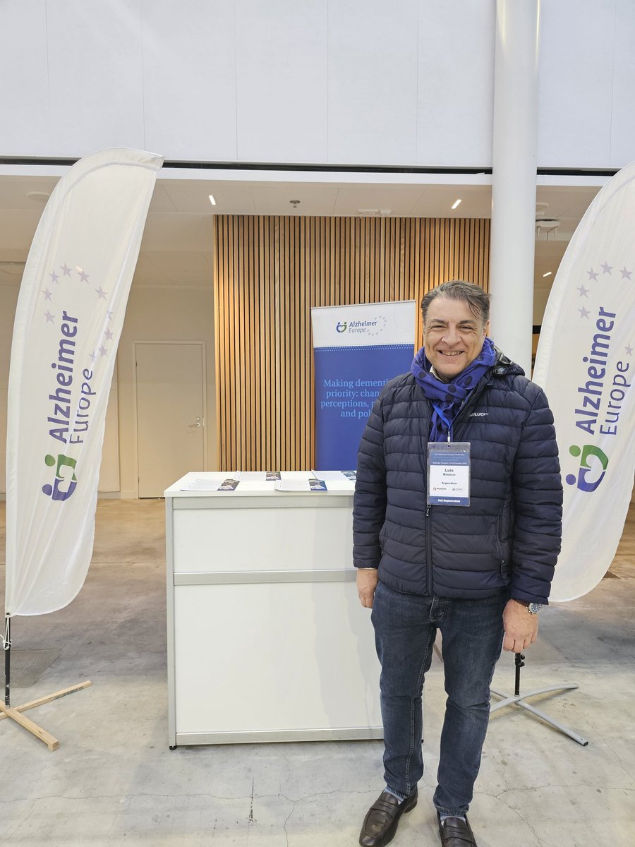 IgnacioBrusco's tweet photo. Congreso Europeo de Alzheimer organizado por @AlzheimerEurope excelente proyectos y trabajos sobre esta grave enfermedad. https://t.co/gVFhjQFtCe