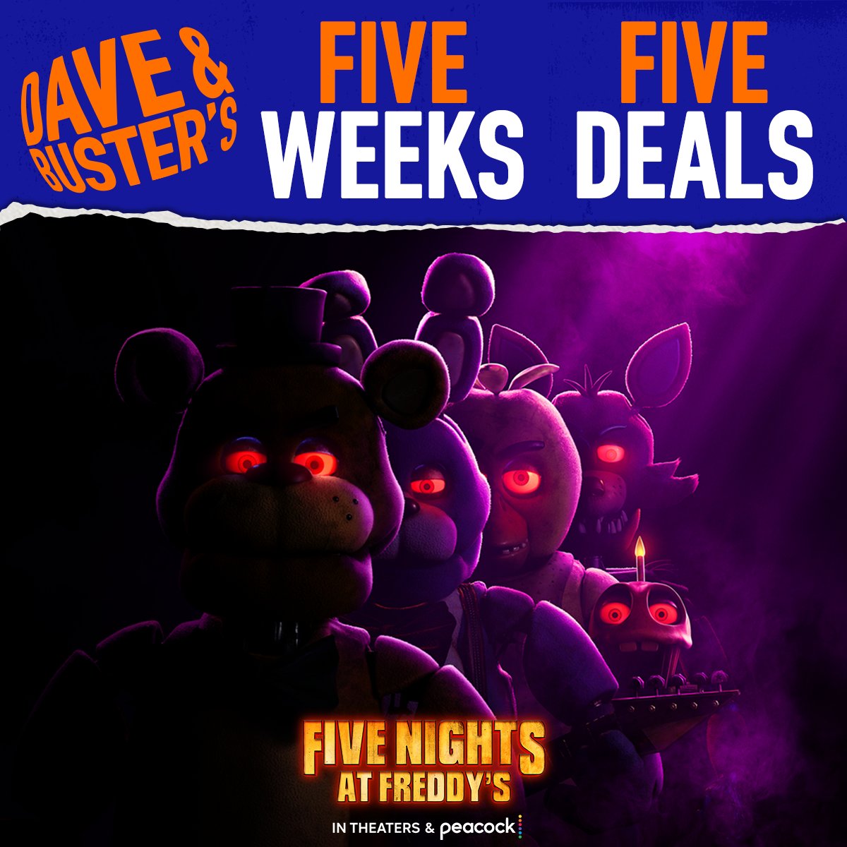 You can watch FNAF for free on Peacock! Who is watching this weekend!?, Five  Nights at Freddy's