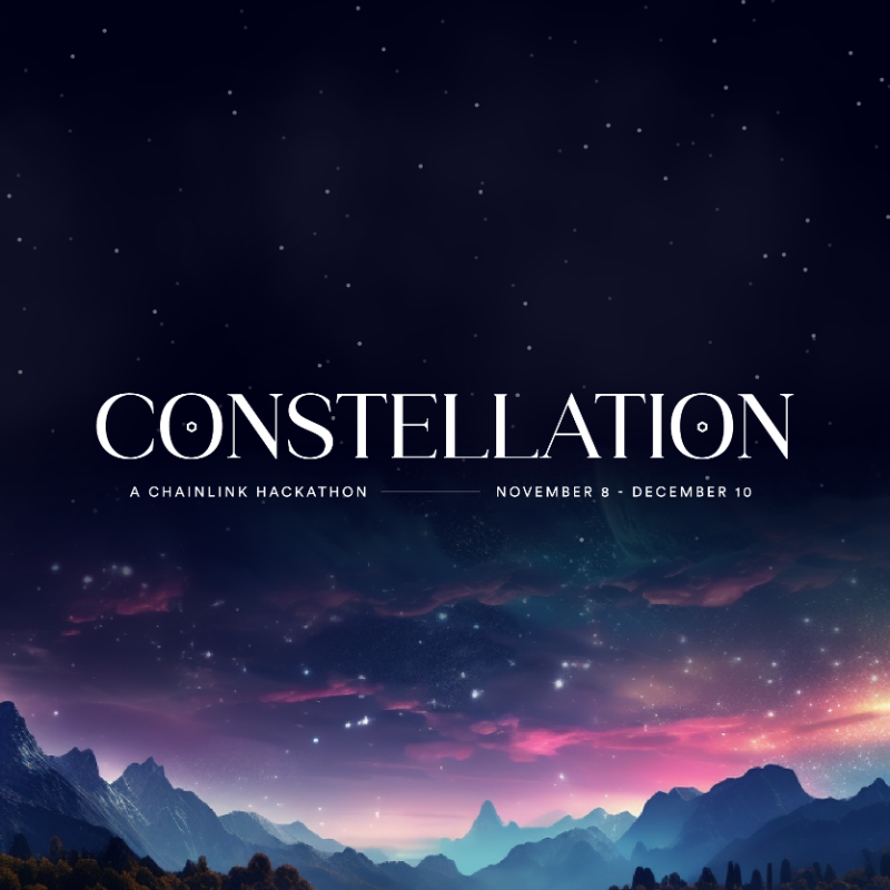 chainlink's tweet photo. ⬡ Introducing Constellation: a Chainlink Hackathon ⬡

- Compete for $350K+ in prizes. 
- Attend expert-run workshops
- Get real-time support 

Take your developer journey to the next level👇