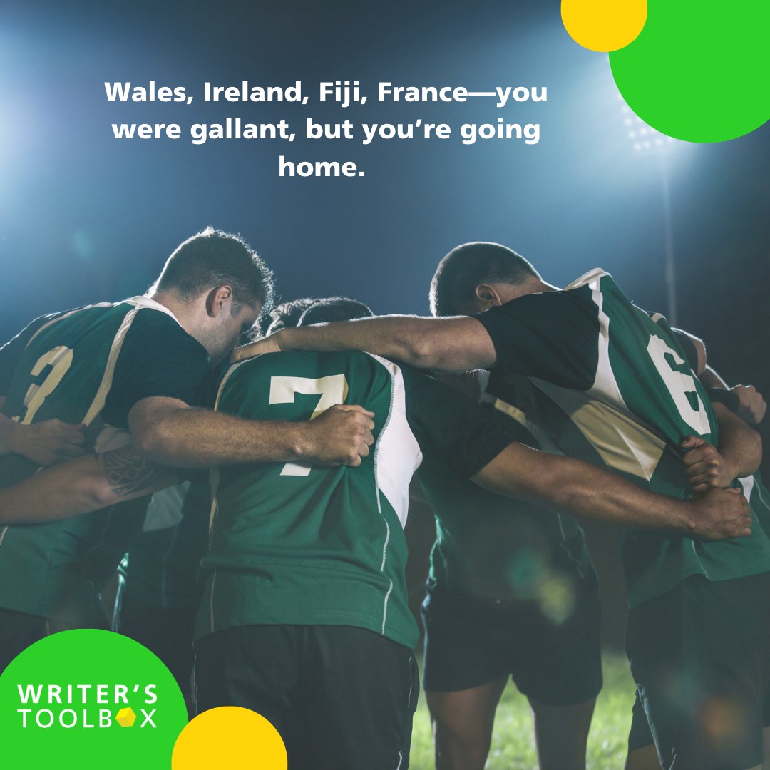 Writer's Toolbox (@_writerstoolbox) on Twitter photo Can you guess this <a href="/rugbyworldcup/">Rugby World Cup</a> Sentence Style?
#writerstoolbox #RWC #RWC2023 #RugbyWorldCup Can you guess this <a href="/rugbyworldcup/">Rugby World Cup</a> Sentence Style?
#writerstoolbox #RWC #RWC2023 #RugbyWorldCup