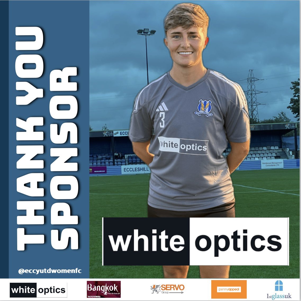 GuiseleyLadies's tweet photo. WHITE OPTICS 

EUWFC Sponsors 
- White Optics - 
Training Kit Sponsor 

#eccysponsors #UTE https://t.co/ENnoeDZC3q