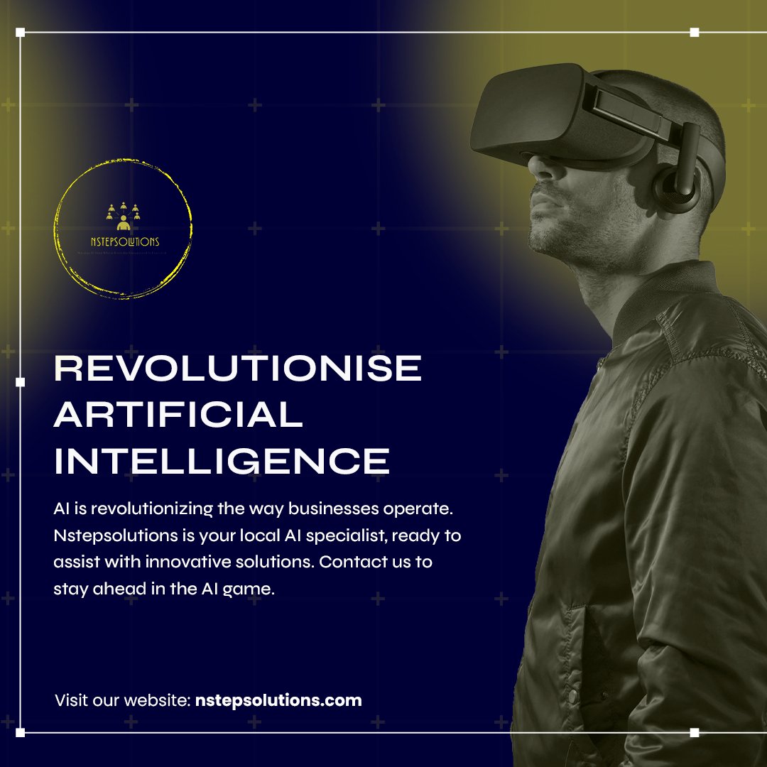 Nstepsolutions's tweet image. Our local AI services are designed to empower your business with cutting-edge technology.
#AI #LocalTech #Nstepsolutions #AIEmpowerment #CuttingEdgeTech