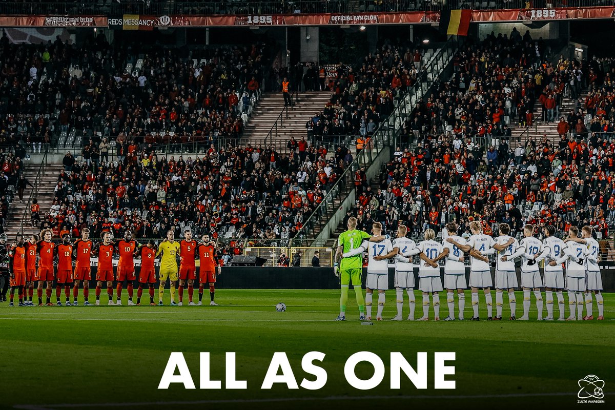 Onze gedachten zijn bij de slachtoffers van de tragische gebeurtenissen in Brussel. 🇸🇪

All as one tegen geweld. ❤