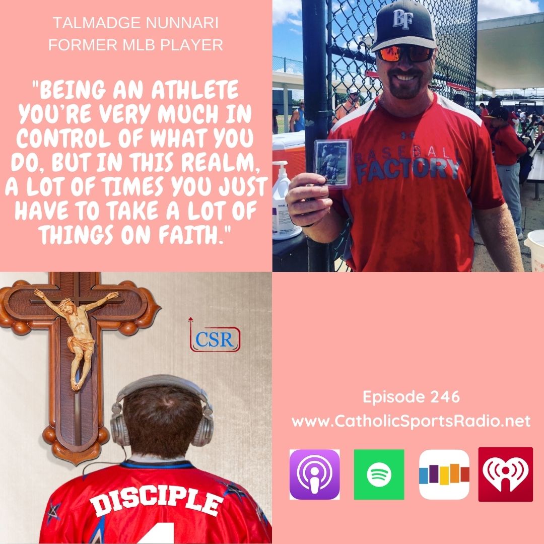 ⚾️ <a href="/tnunnari38/">T Nunnari</a> was drafted by and played for the #MLB Montreal Expos. He now runs Coach T's Hit Lab. A cradle #Catholic with an impactful story involving his grandfather and getting called up to <a href="/MLB/">MLB</a>, he also tells a story about rededicating himself to the faith. #podcast #sports