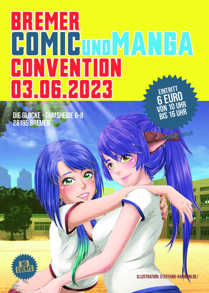 Edition52's tweet image. HEJ  , SHOWTIME ÜBERNÄCHSTEN SAMSTAG  

CMC BREMEN :-) 

SAVE THE DATE  !!  COSPLAYERS WELCOME  :-)   .......

glocke.de/event/comic-un…