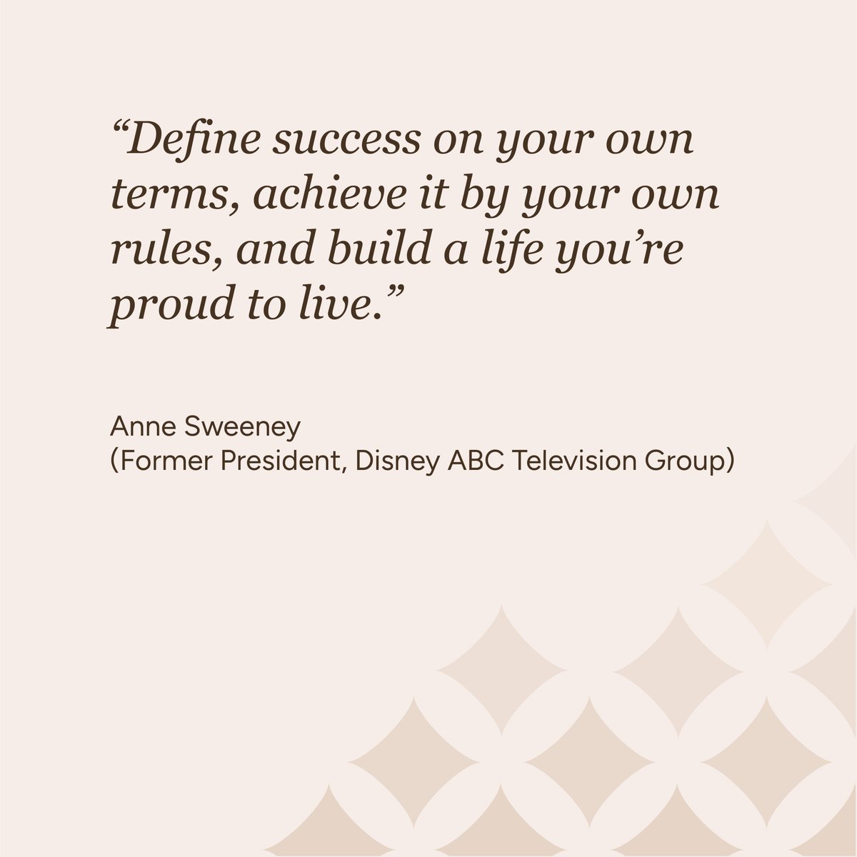 Starting the week with these wise words from Anne Sweeney to set the tone. As we embark on a new week, let us remember that success is not determined by our missteps but by our achievements.

#Leadership #LeadershipTips #WeeklyInspiration #SpeakWithJulie