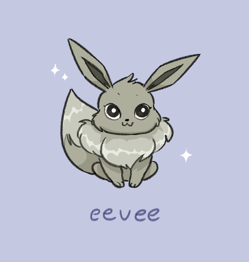 milcsss's tweet photo. smol eevee and ✨eevee✨ https://t.co/lYpy47rB4J