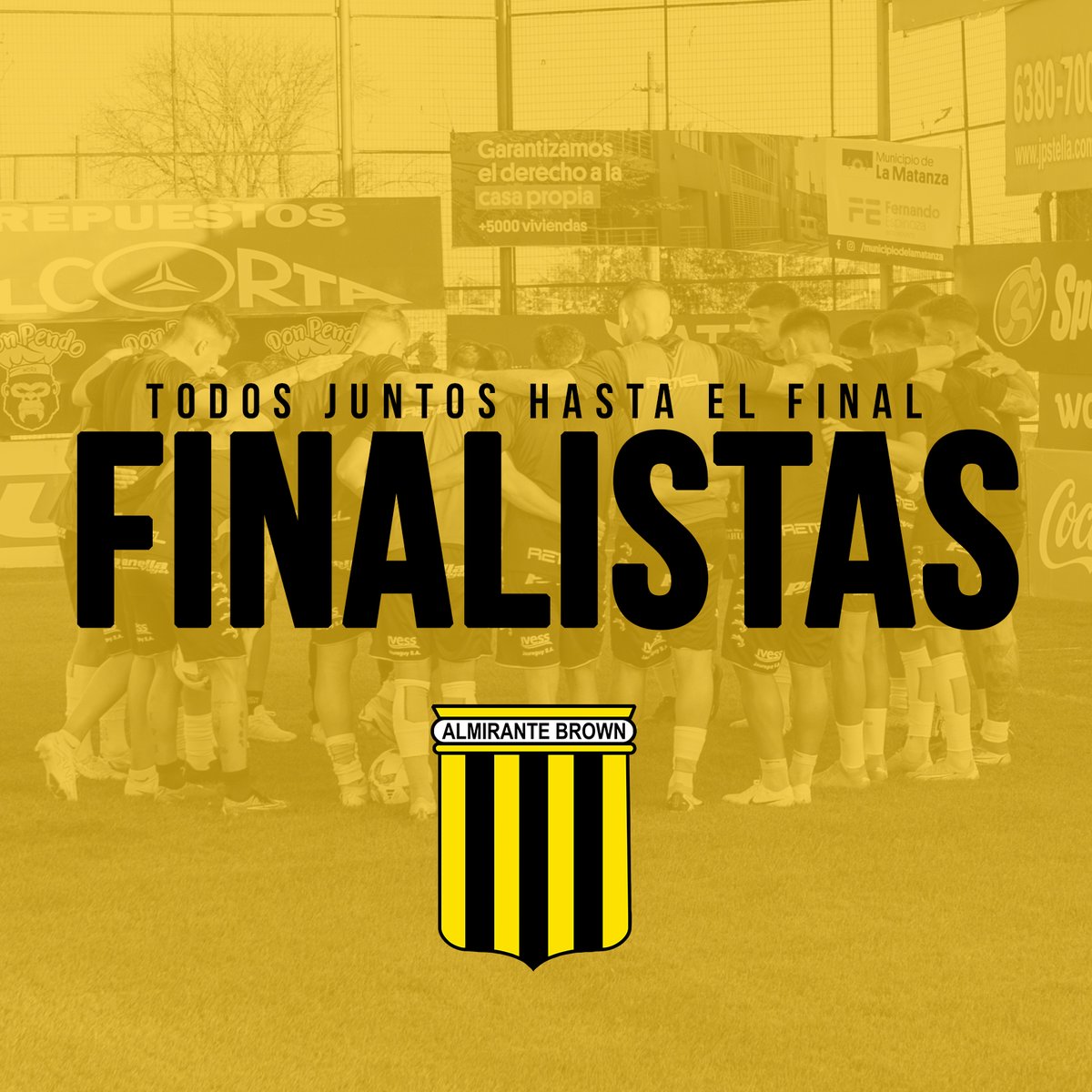 ¡Ahora la banda quiere navegar en la Primera! 🙏🏻

#DaleBrown 🖤💛