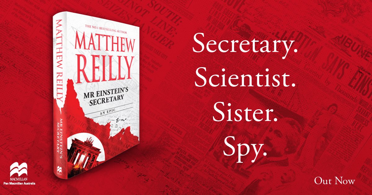 It’s out today! MR EINSTEIN’S SECRETARY. It’s epic in its epicness.