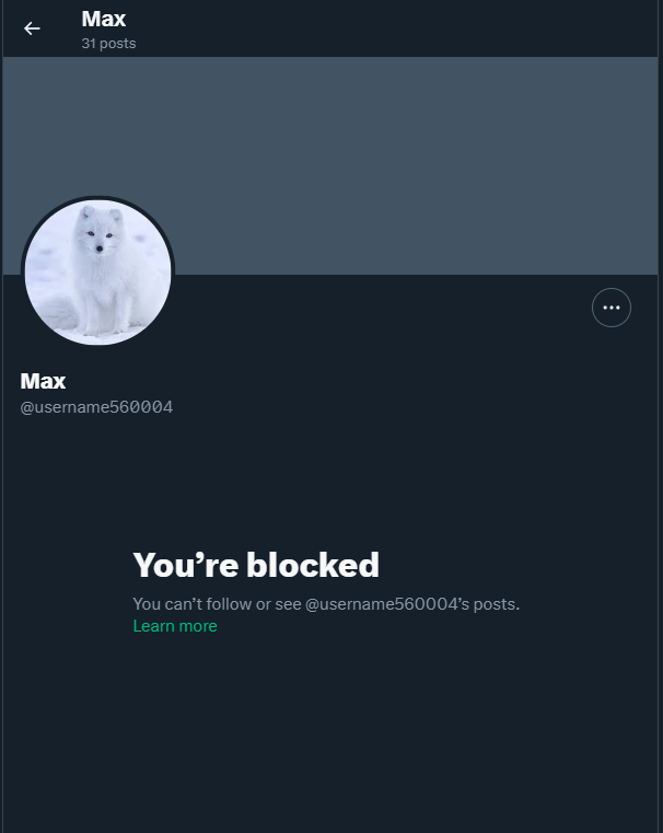 on a more of a roasting note, @username560004 imagine blocking someone because they were actually speaking facts. humble yourself.