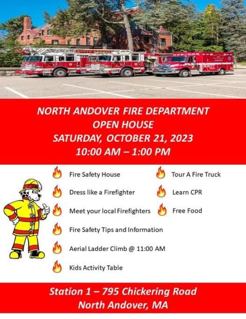 NAYouthCenter's tweet photo. Sharing for our friends at the NA Fire Department! Check out their Open House on Saturday 10/21 from 10am-1pm at Station 1 (795 Chickering Rd) 🚒 https://t.co/8BIQ2uwUDX