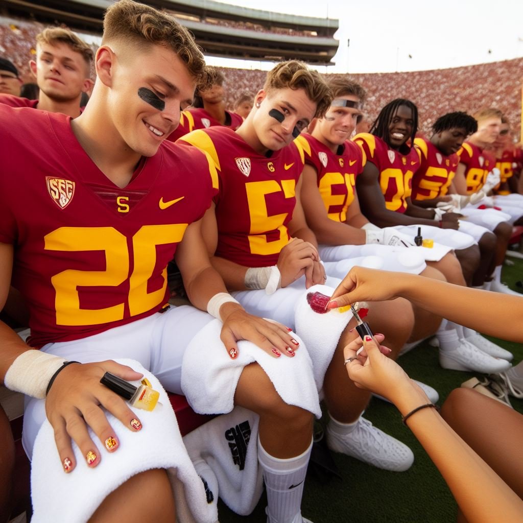 thetyrusaurus's tweet photo. USC Football is already getting dialed in for the rematch against Utah! https://t.co/mfwNlNgvVd