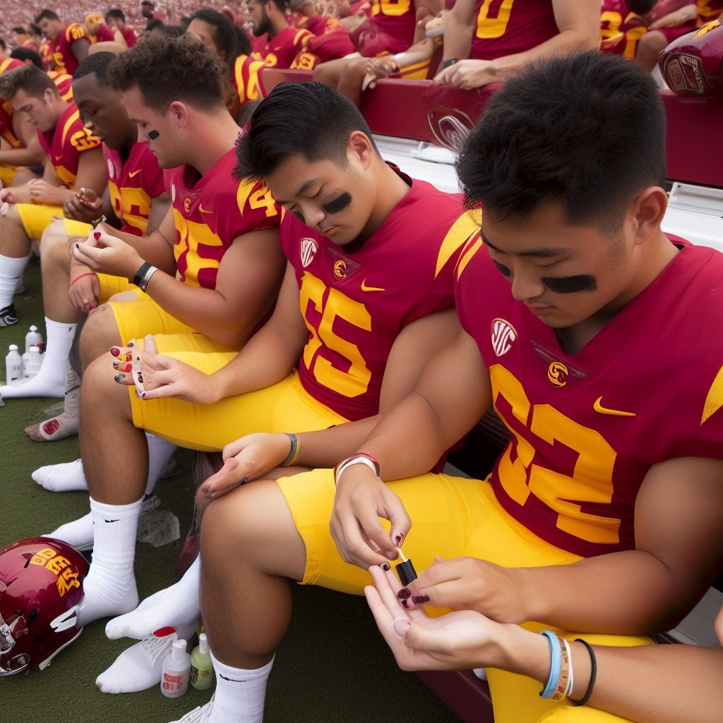 thetyrusaurus's tweet photo. USC Football is already getting dialed in for the rematch against Utah! https://t.co/mfwNlNgvVd