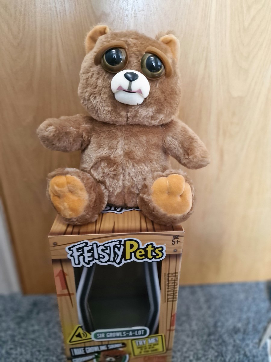 Introducing our new addition: the Feisty Pet! A must-have for curious kids who crave excitement! Don't let the cuddly exterior fool you; this furry trickster is full of surprises. One squeeze of those ears and you're in for a wild ride!

#Feistypets <a href="/ComeRound/">Come Round</a>  <a href="/johnadams_toys/">John Adams Toys</a>