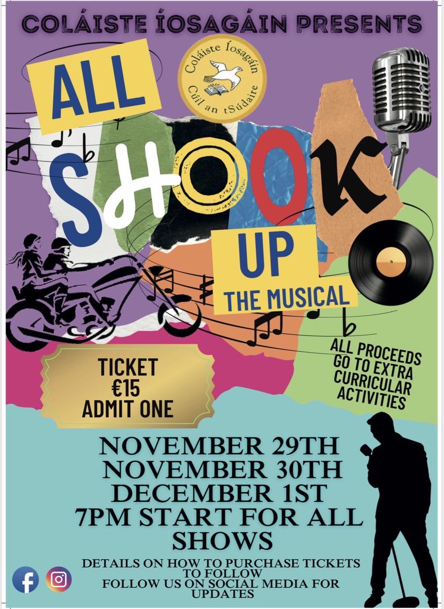 ciosagain's tweet photo. Keep an eye on our social media’s for ticket information at a later date:
Facebook @Colaiste Iosagain Musicals 
Twitter @Ciosagain
Instagram @Portsallshookup

👍😀🎹🎼🎸🎤 https://t.co/2up1BX2Af3