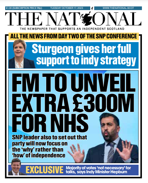 ScotNational's tweet photo. 🚨 Take a look at tomorrow's front page https://t.co/cELEX1HVv3