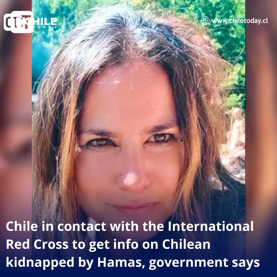 🗣️ According to the Chilean Minister of Foreign Affairs Alberto van Klaveren, the kidnapping is not confirmed yet. Loren Garcovich was, according to her family, kidnapped together with her husband during an attack on Kibbutz Kissufim.