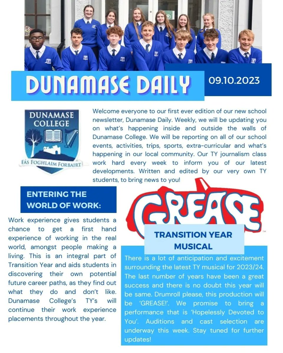 Coláiste Dhún Másc (@DhunMasc) / Posts / X