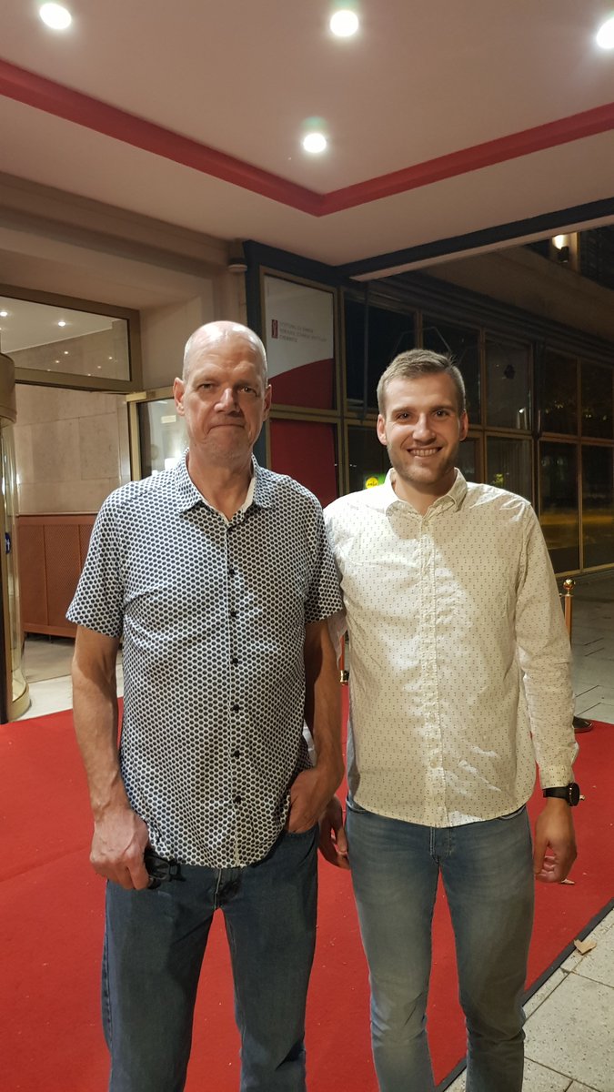 Could not think of a better first post than a picture together with @wpiers1, who visited us and gave a very impressive talk on molybdenum chemistry.