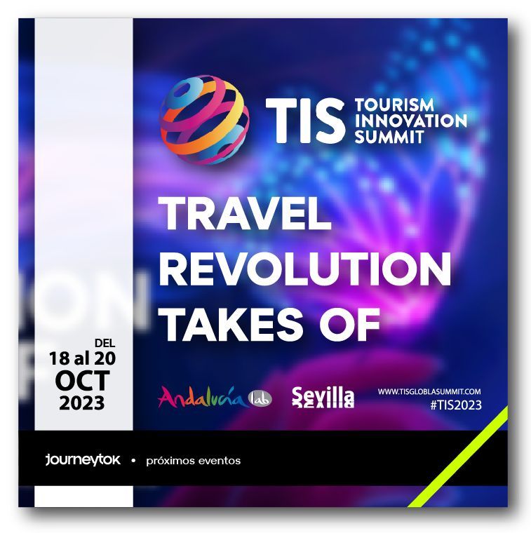 journeytok's tweet photo. Este año volveremos a estar presentes en TIS - Tourism Innovation Summit 2023, en Sevilla del 𝟏𝟖 𝐚𝐥 𝟐𝟎 𝐝𝐞 𝐎𝐜𝐭𝐮𝐛𝐫𝐞 𝐞𝐧 𝐞𝐥 𝐒𝐭𝐚𝐧𝐝 𝐝𝐞 "𝐀𝐧𝐝𝐚𝐥𝐮𝐜𝐢́𝐚 𝐋𝐚𝐛" donde tendremos un espacio para recibirte. 😉
https://t.co/KhYHc225Uc https://t.co/WTPsFDA4Vt