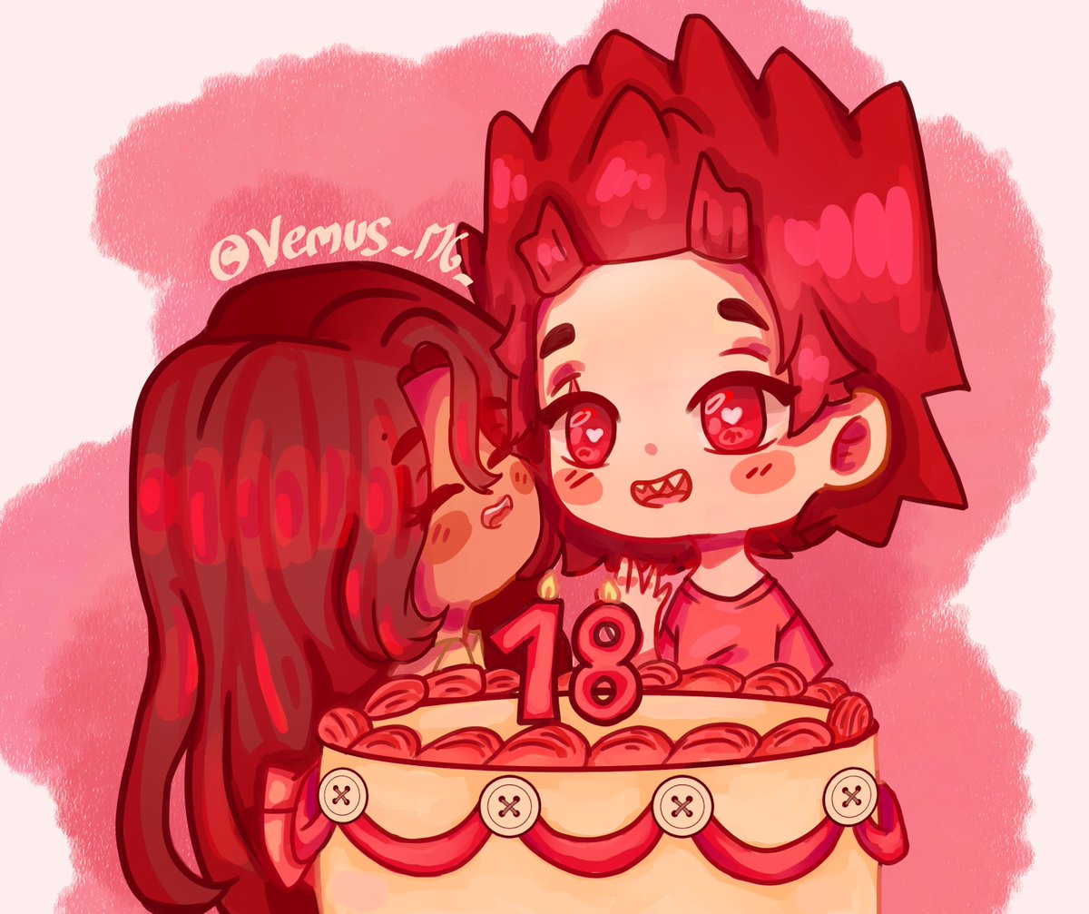Venus_MG_'s tweet photo. #KirishimaEijirou #kirishima #ejiro #HappyBirthdayKirishima #art #BokuNoHeroAcademia  lo hice a las apuradas asi que no es todo lo perfecto que me gustaria pero queria hacer algo por mi tiburoncin https://t.co/v06Pv97EhJ