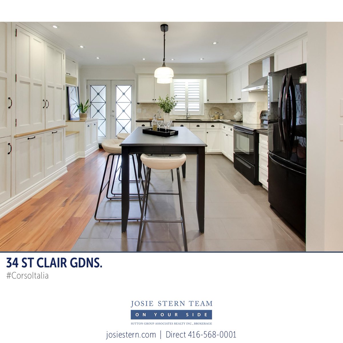 🏠JUST LISTED 🏠
Oversized 3 BR, 4 Bath home in #CorsoItalia is even big enough for move-up buyers on a budget. Main fl powder room, ensuite in primary BR + 2nd fl laundry
bit.ly/34StClairGdns 
 #TorontoRealEstate