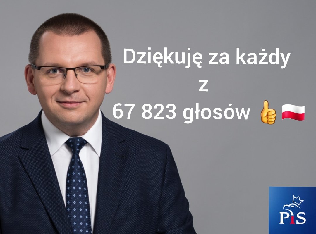 Każdemu z osobna dziękuję za ten pojedynczy głos. Mój wynik do Senatu jest lepszy niż suma głosów <a href="/pisorgpl/">Prawo i Sprawiedliwość</a> w Gdańsku i Sopocie w wyborach poselskich. Mimo, że nie zostałem senatorem to dalej będę dla każdego z Was. Do zobaczenia w Trójmieście 👍🇵🇱