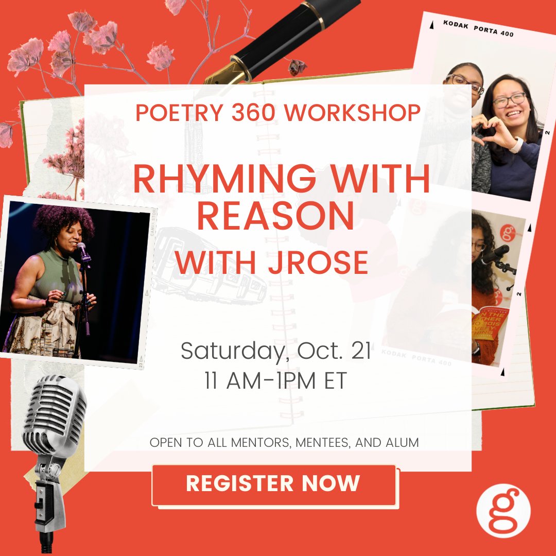 Explore the craft of spoken word poetry this Saturday while connecting with other amazing writers in the Girls Write Now community. Register: bit.ly/48VzCyP
This event is only open to Girls Write Now mentors, mentees, and alum.