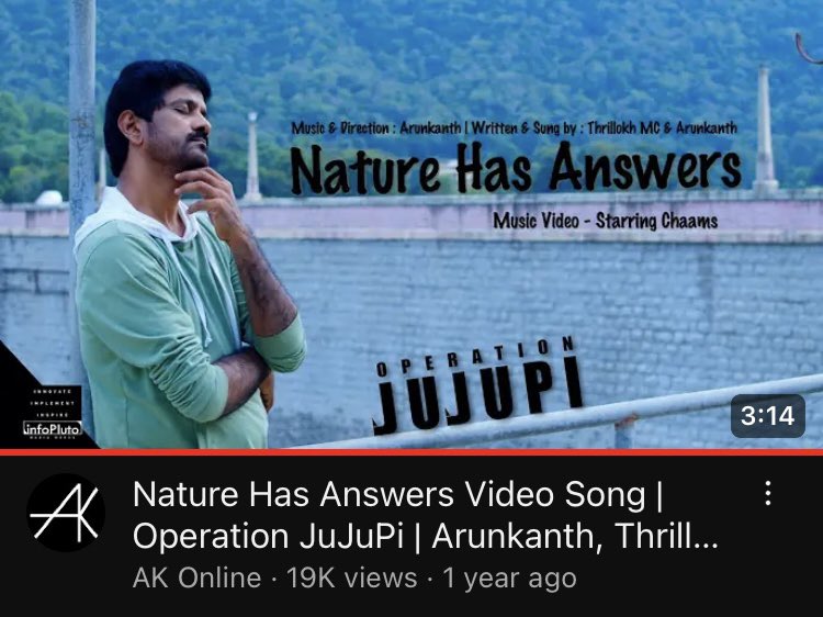 kanthisback's tweet photo. A song that you would love to hear / see in the early mornings !
Nature Has Answers : https://t.co/fKctcpC7Xr
#NatureHasAnswers #NatureSong #Nature #naturelovers #VideoSong #MusicVideo #SupportIndieMusic #HipHop #HipHopRap #hiphopmusiclovers #OperationJuJuPi #Arunkanth https://t.co/VF3I2rD7Na